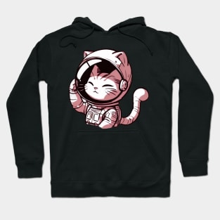 Cute astronaut cat Hoodie